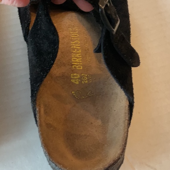 Birkenstock Black Suede Mules - Picture 8 of 9
